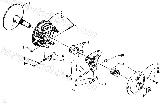 DRIVE CLUTCH diagram