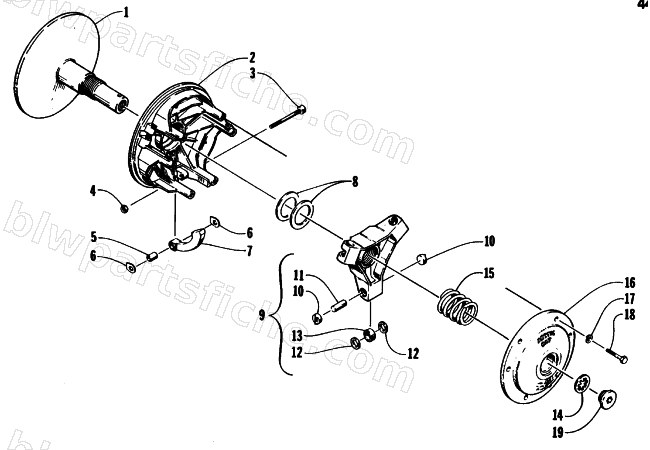 DRIVE CLUTCH diagram