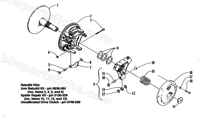 DRIVE CLUTCH diagram