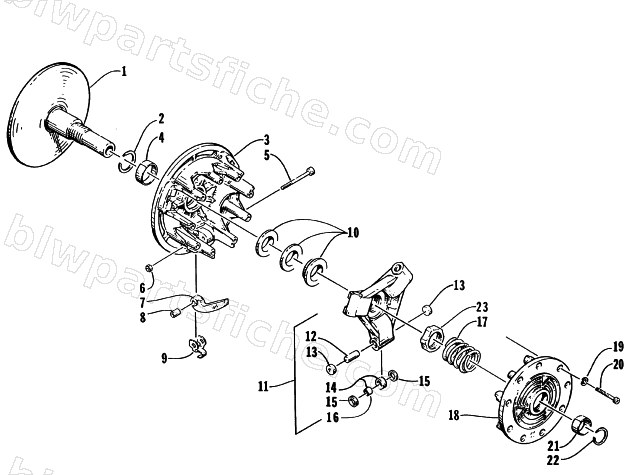 DRIVE CLUTCH diagram