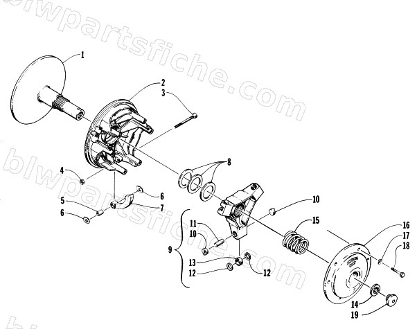 DRIVE CLUTCH diagram