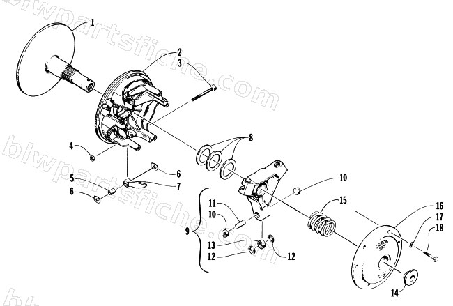 DRIVE CLUTCH diagram