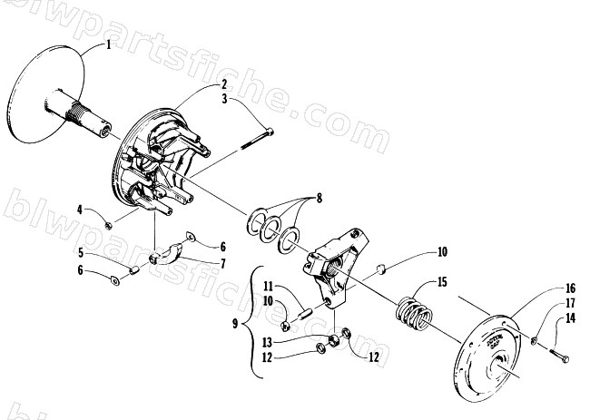 DRIVE CLUTCH diagram