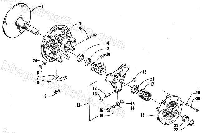 DRIVE CLUTCH diagram