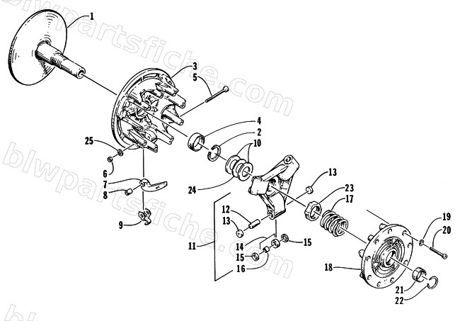 DRIVE CLUTCH diagram