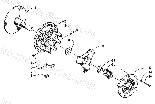 DRIVE CLUTCH diagram