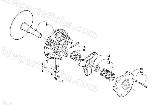 DRIVE CLUTCH diagram
