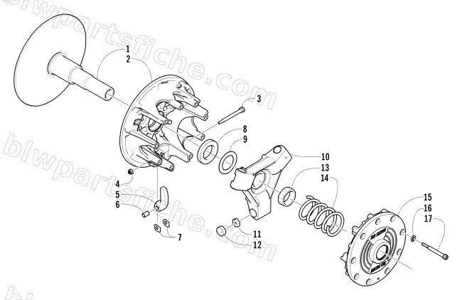 DRIVE CLUTCH diagram