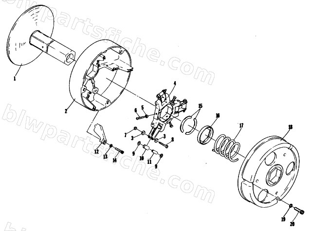 DRIVE CLUTCH diagram
