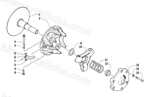 DRIVE CLUTCH diagram