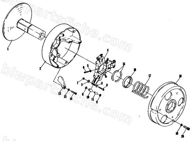 DRIVE CLUTCH diagram