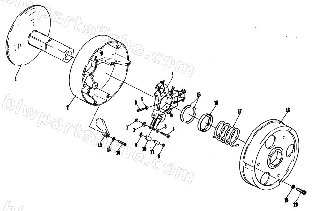 DRIVE CLUTCH diagram