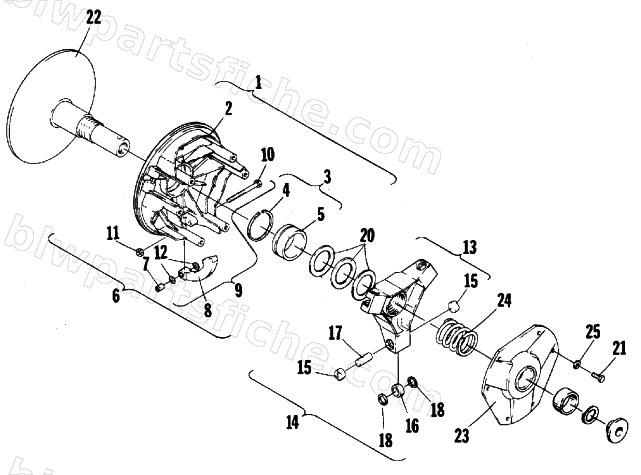 DRIVE CLUTCH diagram