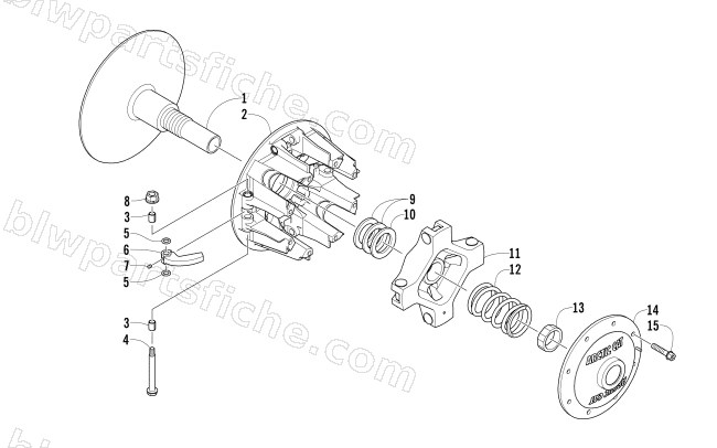 DRIVE CLUTCH diagram