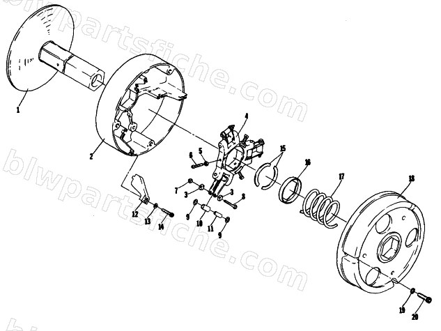 DRIVE CLUTCH diagram