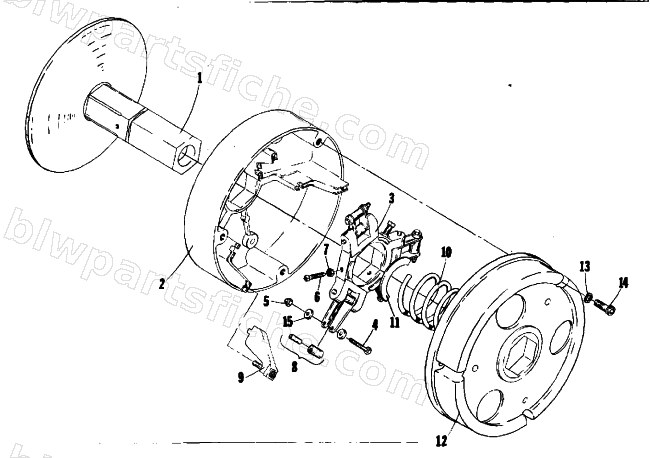 DRIVE CLUTCH diagram