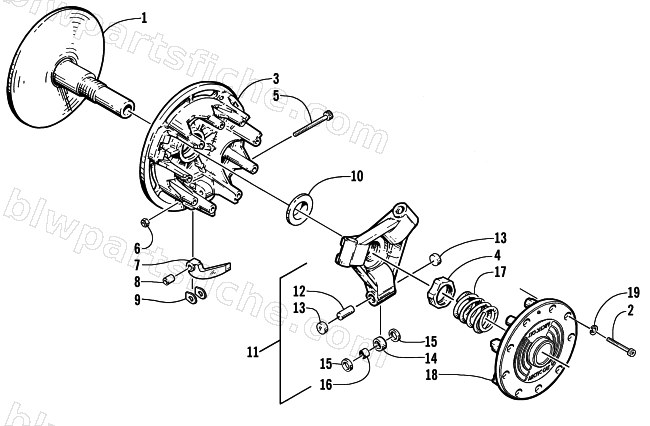 DRIVE CLUTCH (International) diagram