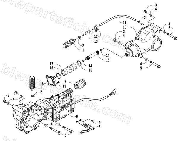 DRIVE TRAIN ASSEMBLY diagram
