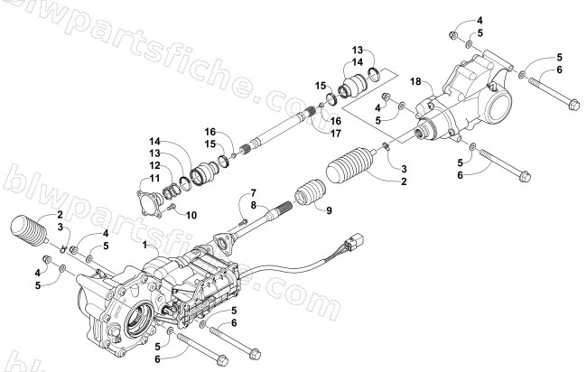 DRIVE TRAIN ASSEMBLY diagram