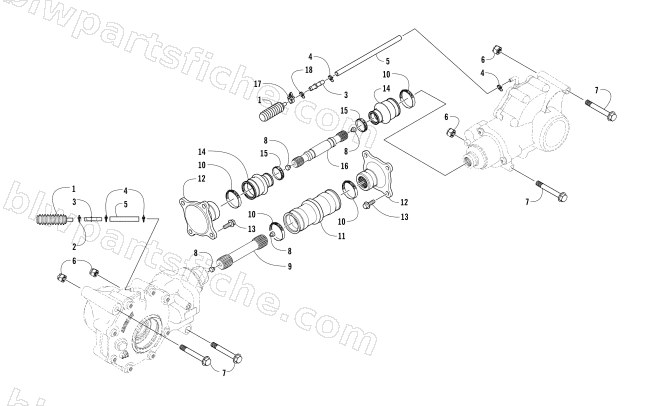 DRIVE TRAIN ASSEMBLY diagram