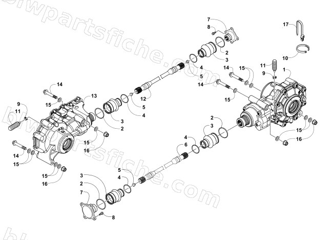 DRIVE TRAIN ASSEMBLY diagram