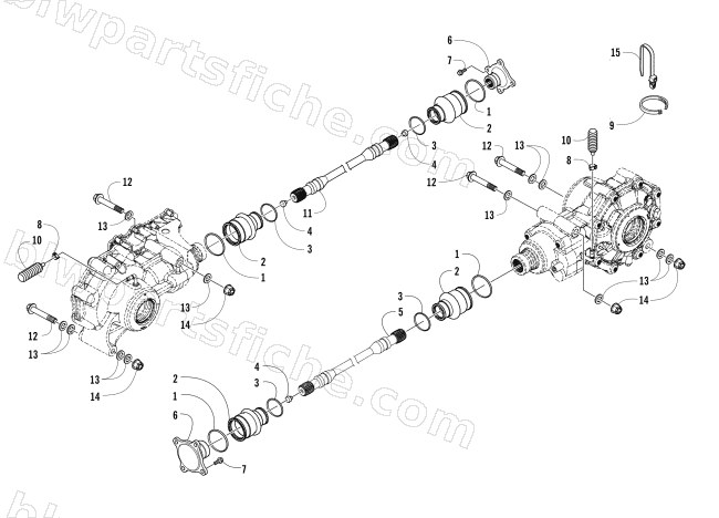 DRIVE TRAIN ASSEMBLY diagram