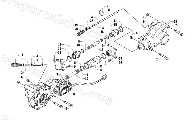 DRIVE TRAIN ASSEMBLY diagram