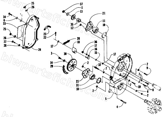 DRIVE/DROPCASE ASSEMBLY diagram