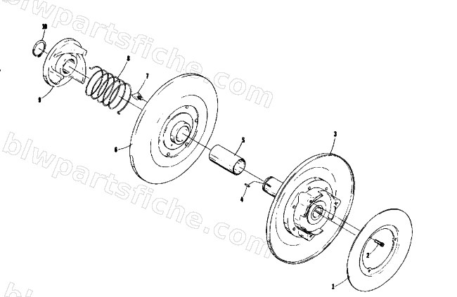 DRIVEN CLUTCH diagram