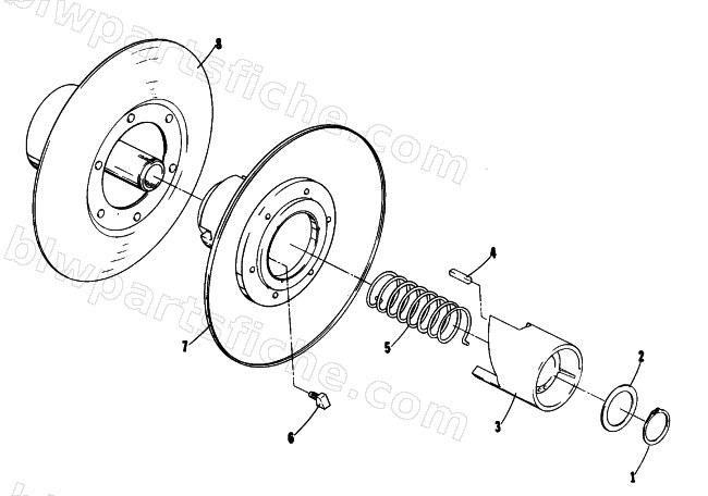 DRIVEN CLUTCH diagram