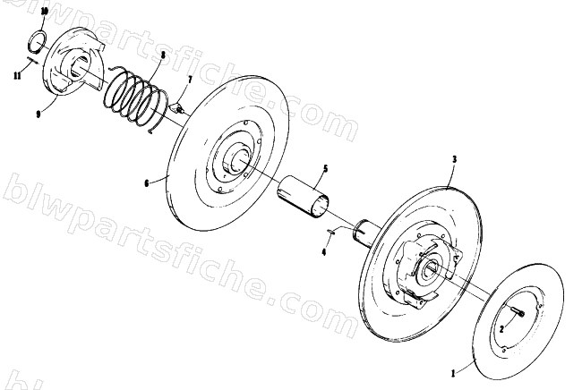 DRIVEN CLUTCH diagram