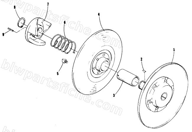 DRIVEN CLUTCH diagram