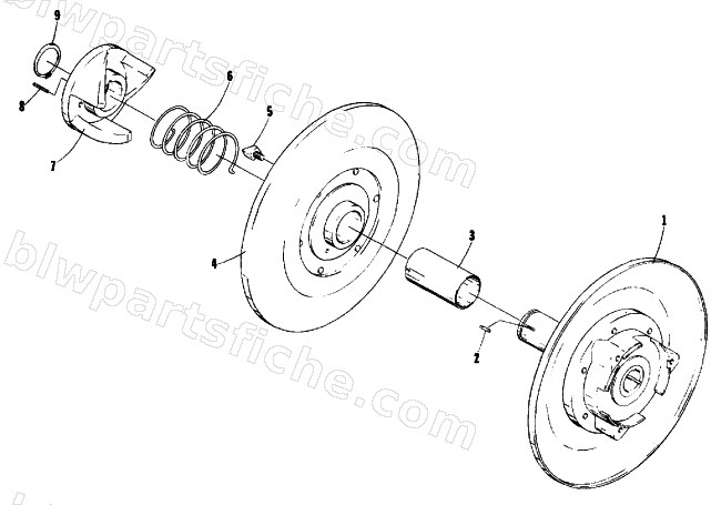 DRIVEN CLUTCH diagram