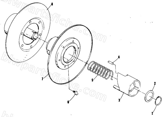 DRIVEN CLUTCH diagram
