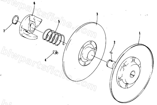 DRIVEN CLUTCH diagram