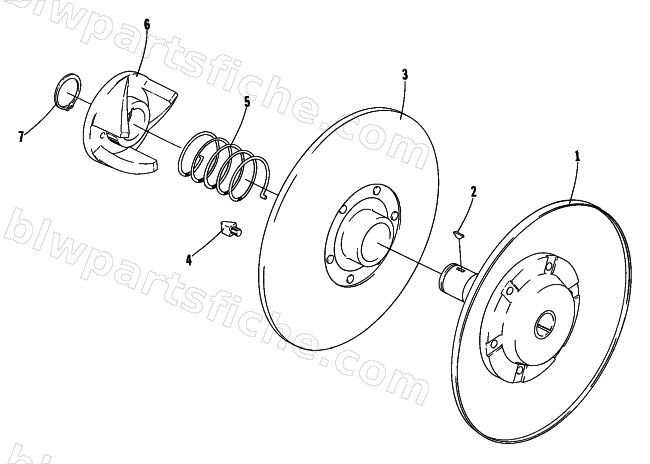 DRIVEN CLUTCH diagram