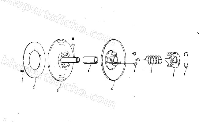 DRIVEN CLUTCH diagram