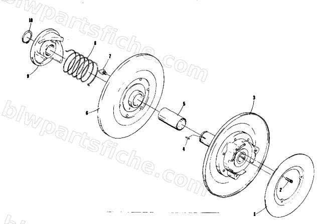 DRIVEN CLUTCH diagram