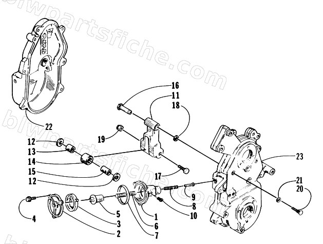 DROPCASE CHAIN TENSION ASSEMBLY diagram