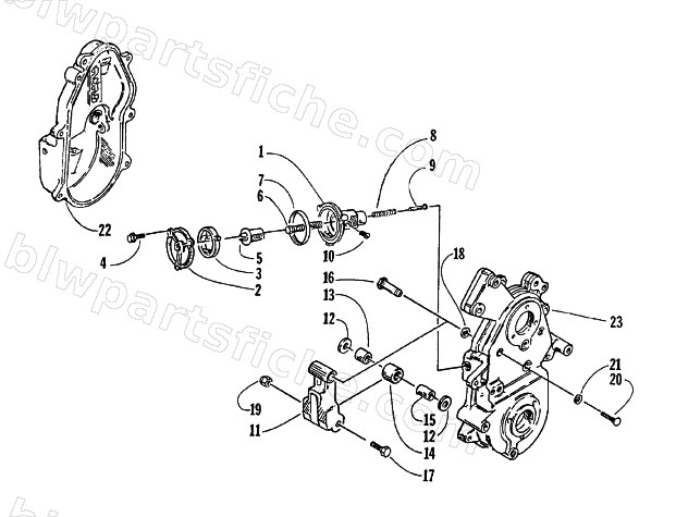 DROPCASE CHAIN TENSION ASSEMBLY diagram