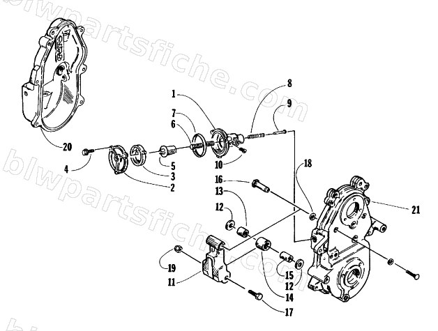 DROPCASE CHAIN TENSION ASSEMBLY diagram