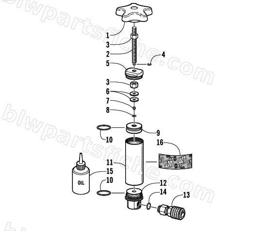 EASY-ADJUST ASSEMBLY (Cross Country) diagram