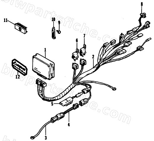 ECU AND ECU HARNESS ASSEMBLIES diagram