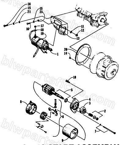 ELECTRIC START ASSEMBLY diagram