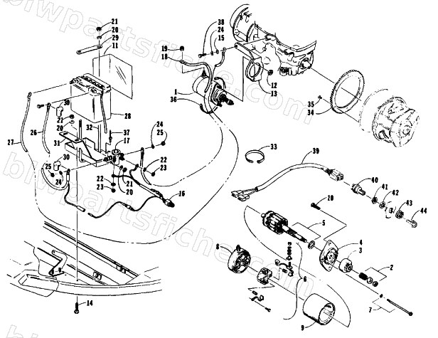 ELECTRIC START ASSEMBLY diagram