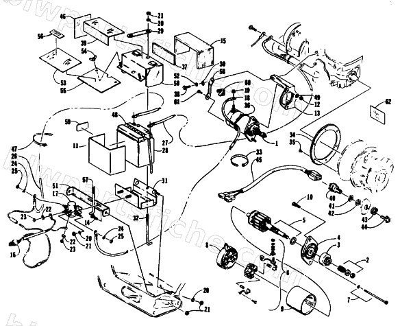 ELECTRIC START ASSEMBLY diagram