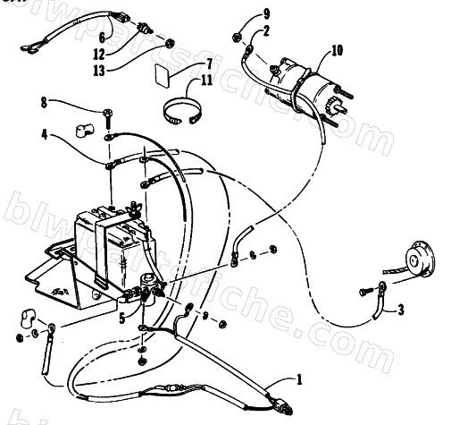 ELECTRIC START ASSEMBLY diagram