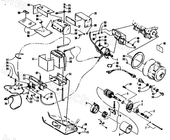 ELECTRIC START ASSEMBLY diagram