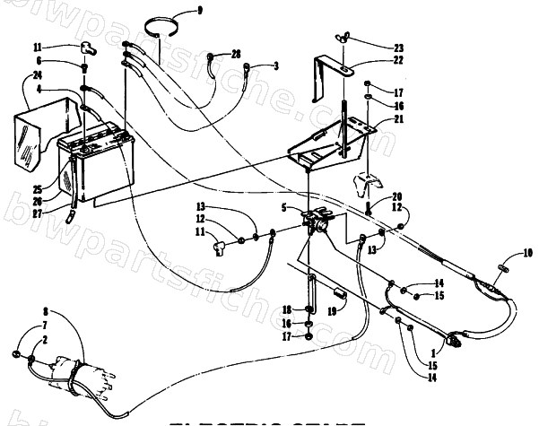 ELECTRIC START ASSEMBLY diagram