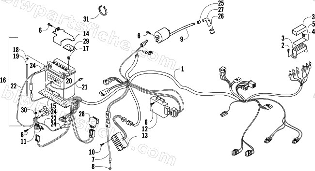 ELECTRICAL COMPONENTS diagram